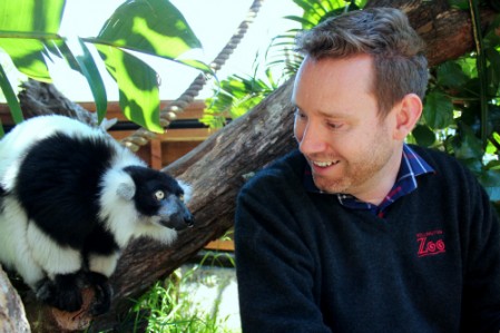 Daniel with Lemur NEWS